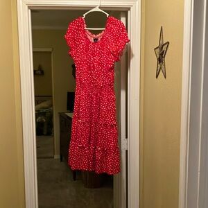 Red Polka Dot Dress